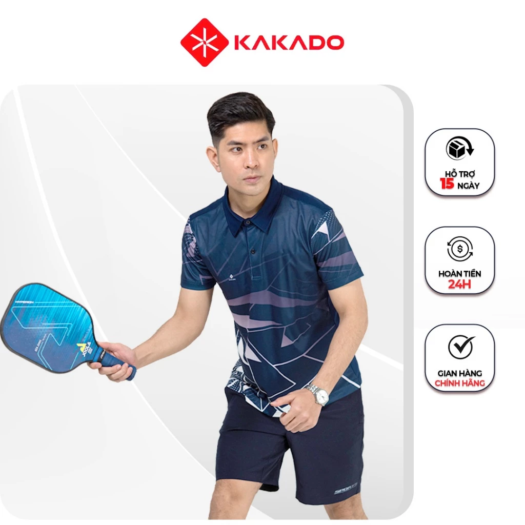 Set bộ thể thao nam KAKADO màu xanh lam siêu nhẹ, thun lạnh, co giãn 4 chiều, thấm hút tốt [MÃ KD01]